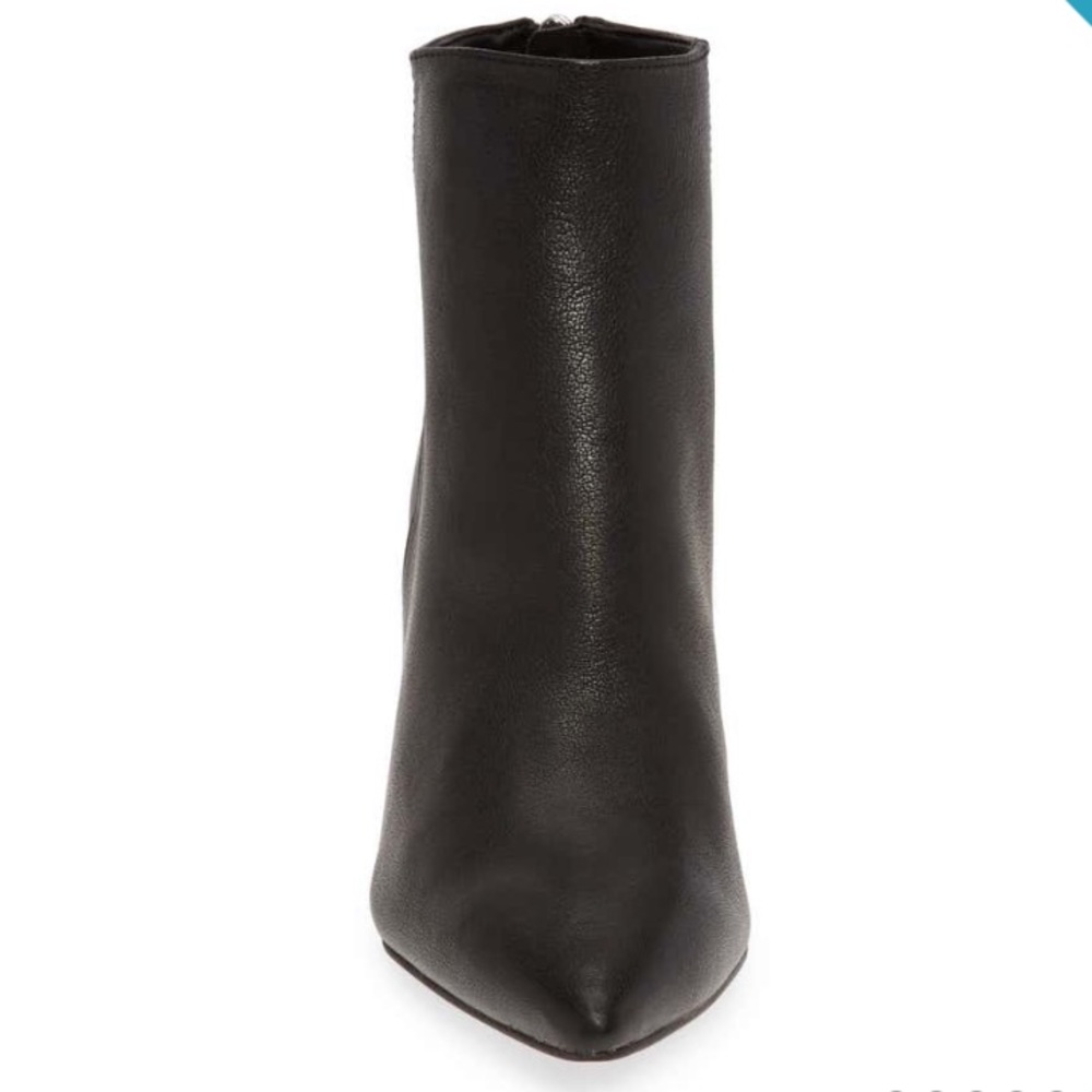 NEW 10 Vince Camuto Benedie Black Leather Bootie - Picture 4 of 13